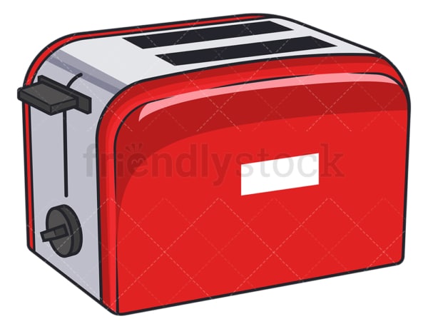 Electric toaster. PNG - JPG and vector EPS file formats (infinitely scalable). Image isolated on transparent background.