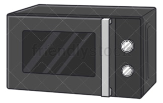 Microwave oven. PNG - JPG and vector EPS file formats (infinitely scalable). Image isolated on transparent background.