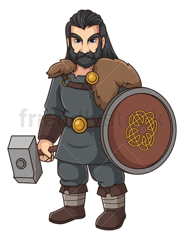 Halfdan ragnarsson. PNG - JPG and vector EPS file formats (infinitely scalable). Image isolated on transparent background.