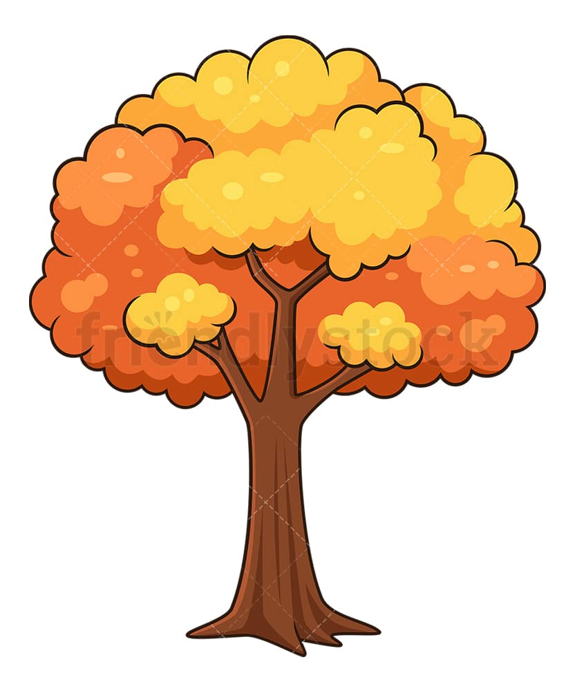 autumn tree clipart