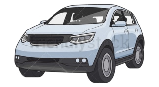 SUV car. PNG - JPG and vector EPS file formats (infinitely scalable). Image isolated on transparent background.