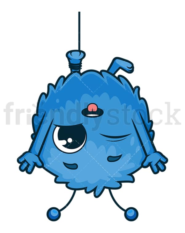 Cute monster playfulness. PNG - JPG and vector EPS (infinitely scalable).