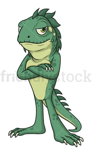 Bored iguana. PNG - JPG and vector EPS (infinitely scalable).