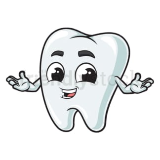 Happy tooth. PNG - JPG and vector EPS (infinitely scalable).