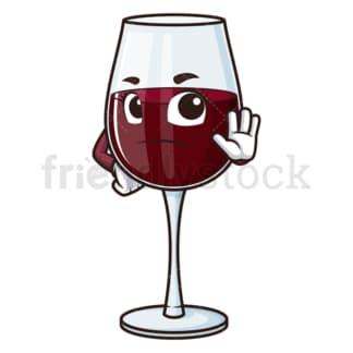 Wine glass stop sign. PNG - JPG and vector EPS (infinitely scalable).