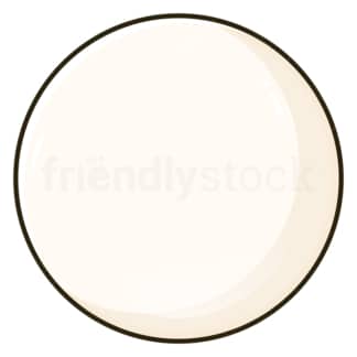 Cartoon billiard white cue ball. PNG - JPG and vector EPS file formats (infinitely scalable). Image isolated on transparent background.