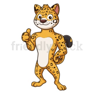 Cartoon jaguar. PNG - JPG and vector EPS (infinitely scalable).