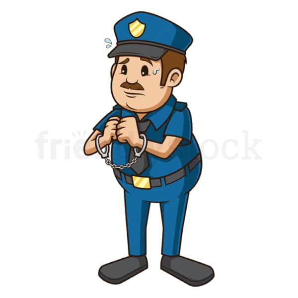 Bad policeman. PNG - JPG and vector EPS (infinitely scalable).