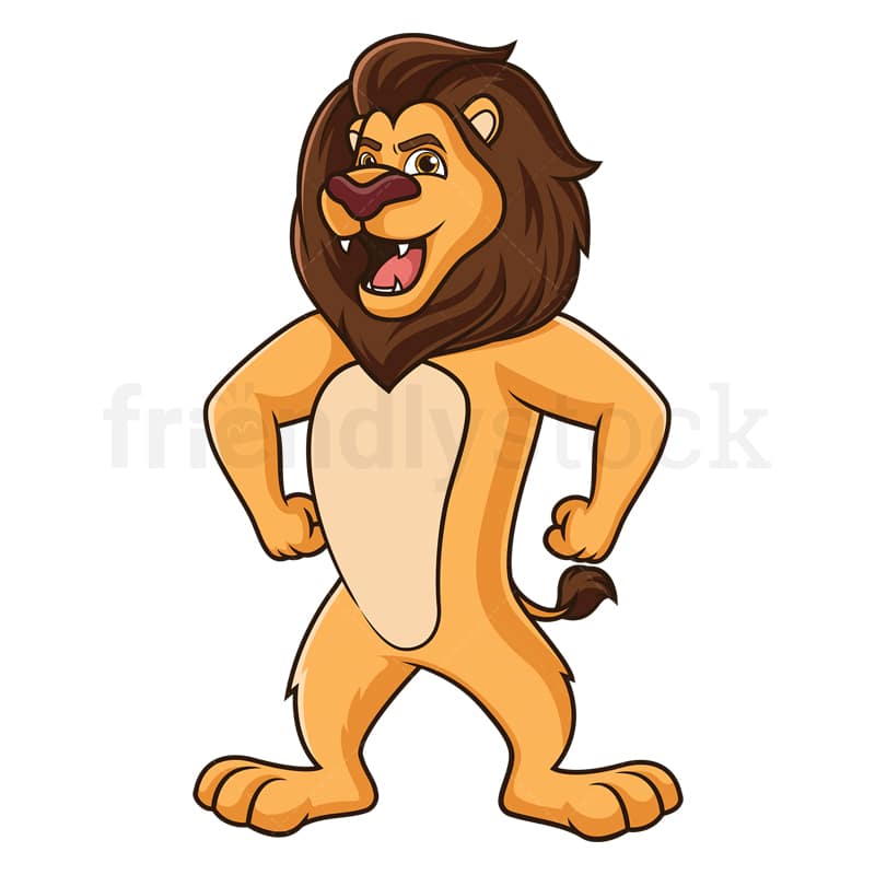 what does mean lion clipart