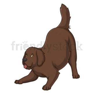 Playful newfoundland dog. PNG - JPG and vector EPS (infinitely scalable).