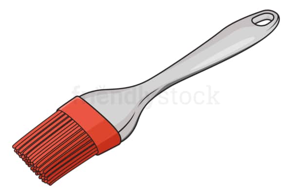 Cartoon pastry brush. PNG - JPG and vector EPS (infinitely scalable).