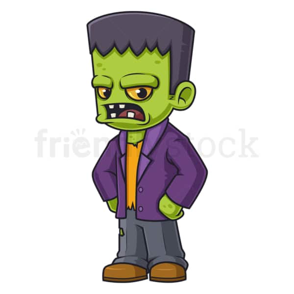 Angry frankenstein monster. PNG - JPG and vector EPS (infinitely scalable).