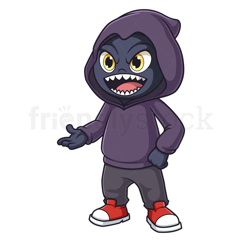 Evil humanoid. PNG - JPG and vector EPS (infinitely scalable).