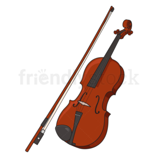 Cartoon viola realistic. PNG - JPG and vector EPS (infinitely scalable).