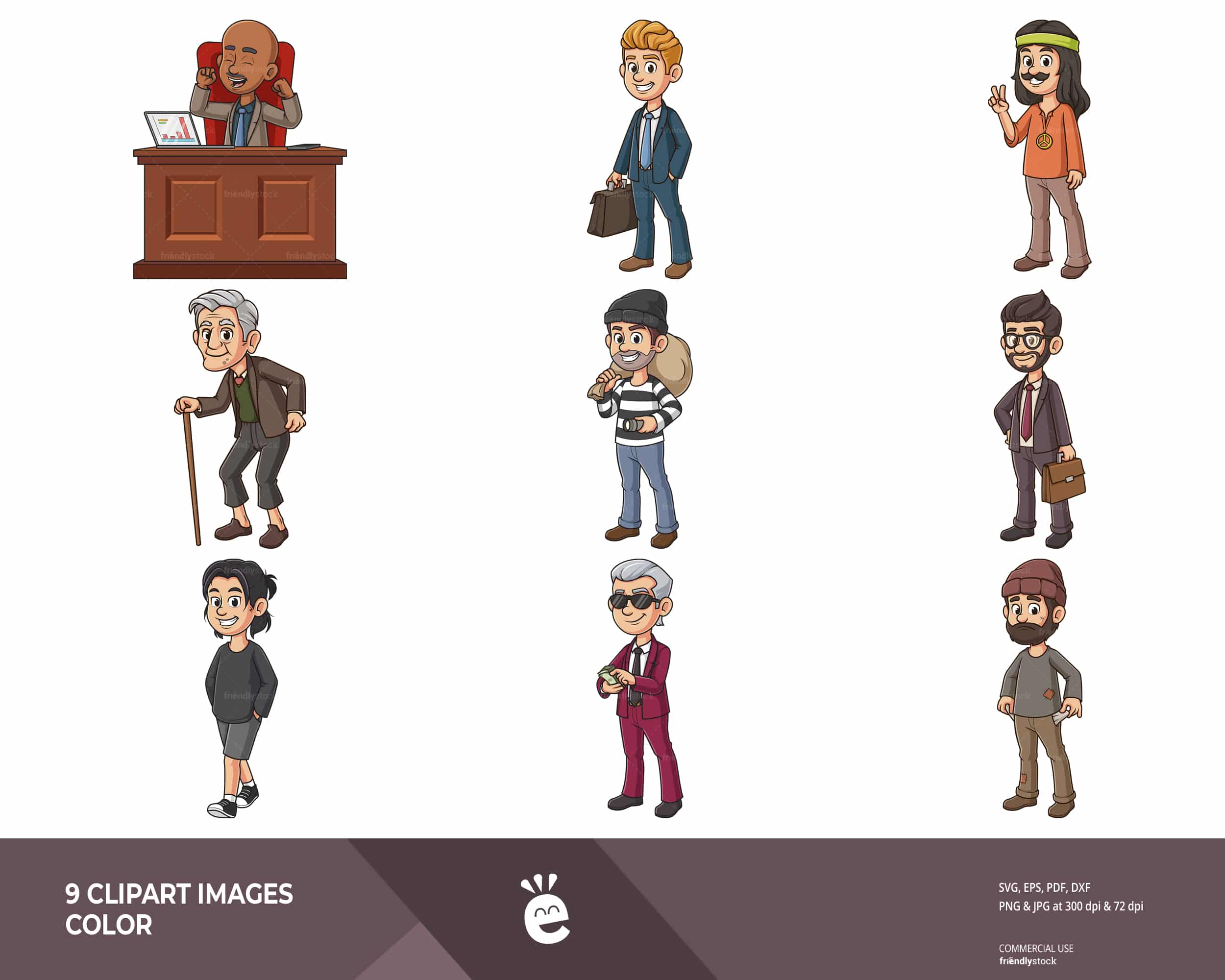 9 Clipart Images - Color