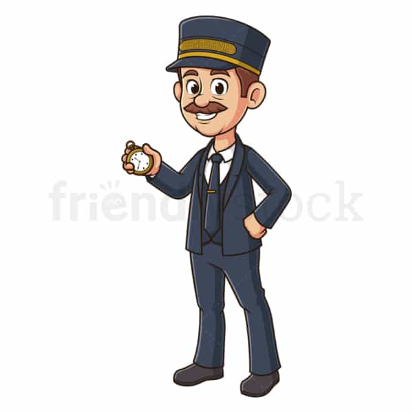 thumbnail image 2 of Southern Pacific Lines Retro Railroad Train Conductor Sign Wall Clock. From Off The Wall Clocks. 2 of 5