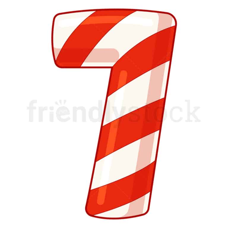 Number 7 christmas math