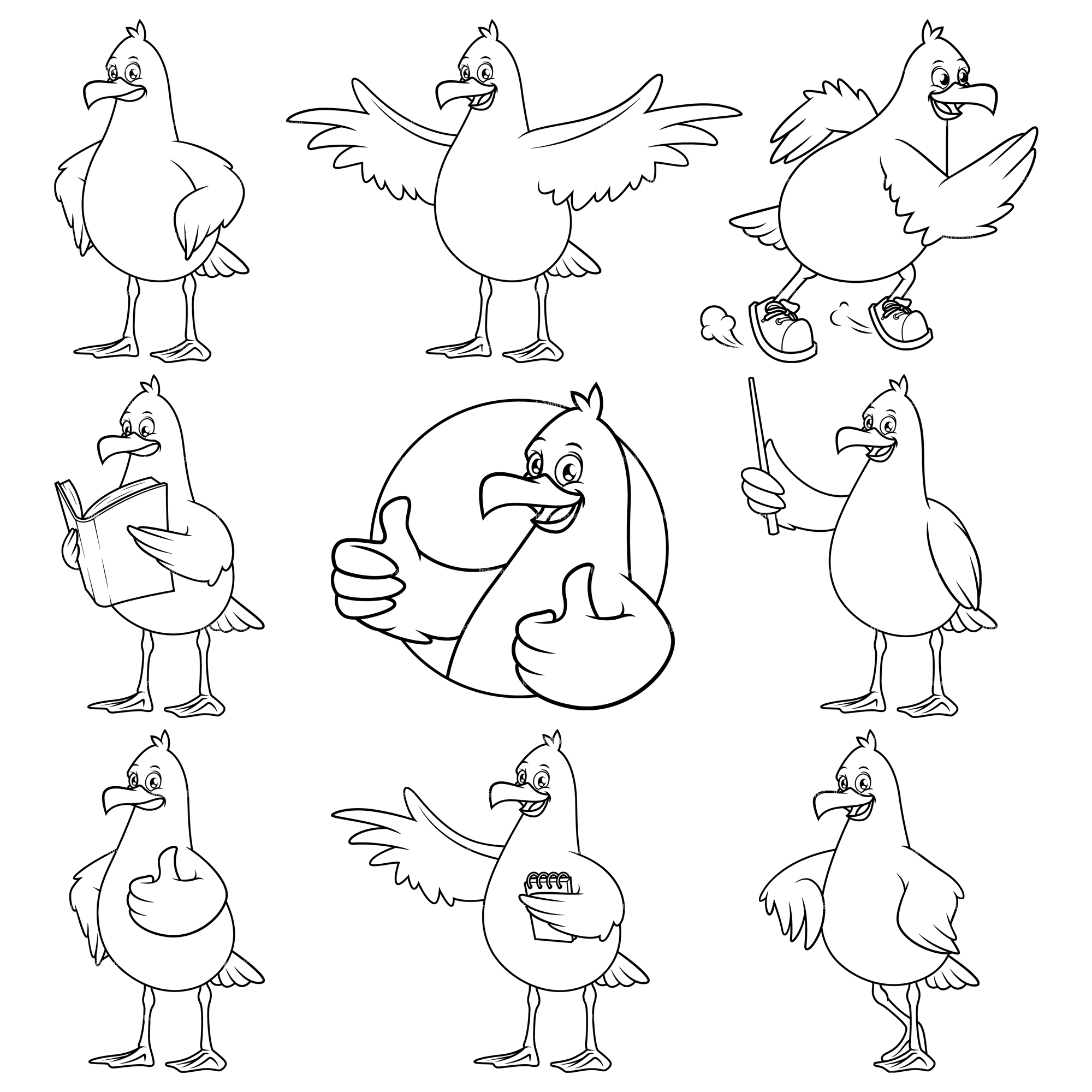 Cute Seagulls Collection #3 - Image 3