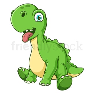 Happy dinosaur dog. PNG - JPG and vector EPS (infinitely scalable).