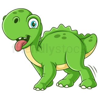 Dinosaur dog walking. PNG - JPG and vector EPS (infinitely scalable).